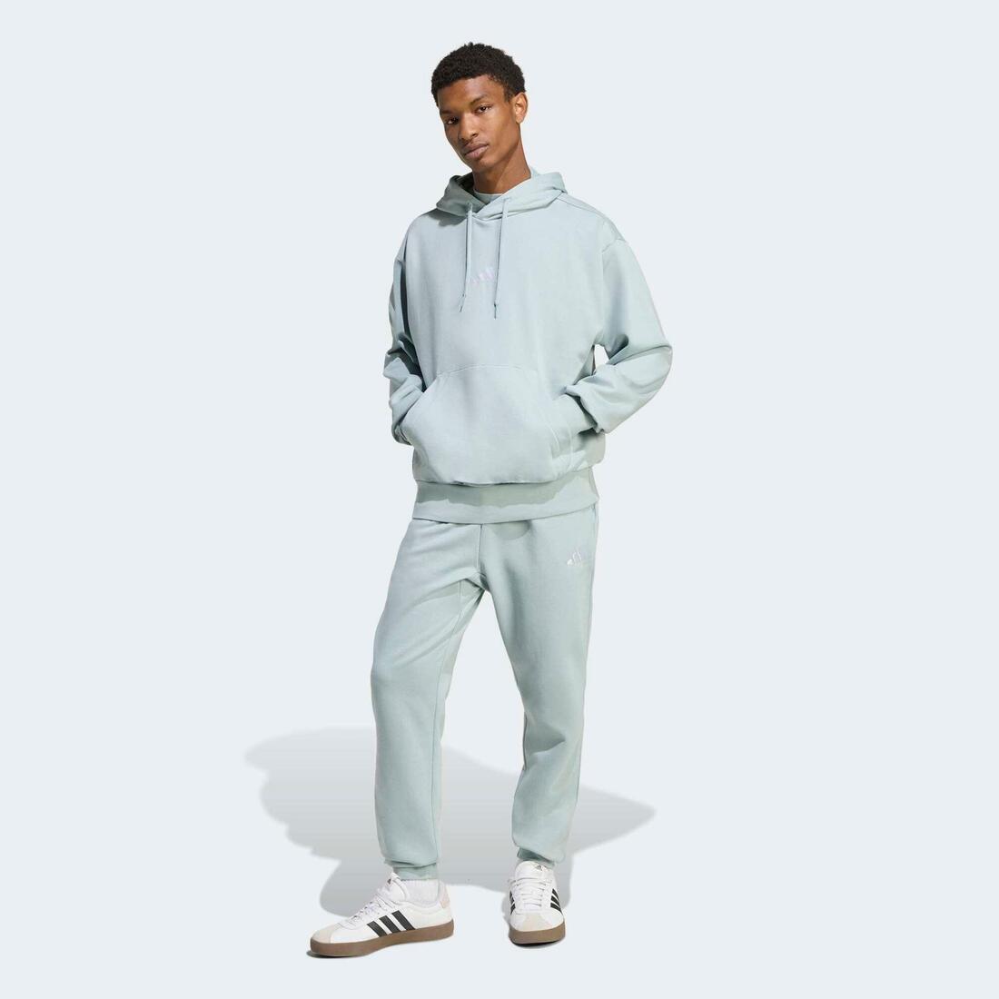 Sweat à capuche en coton, bleu foncé