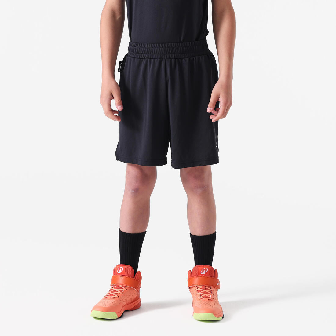 Short de basket avec poches enfant, 500