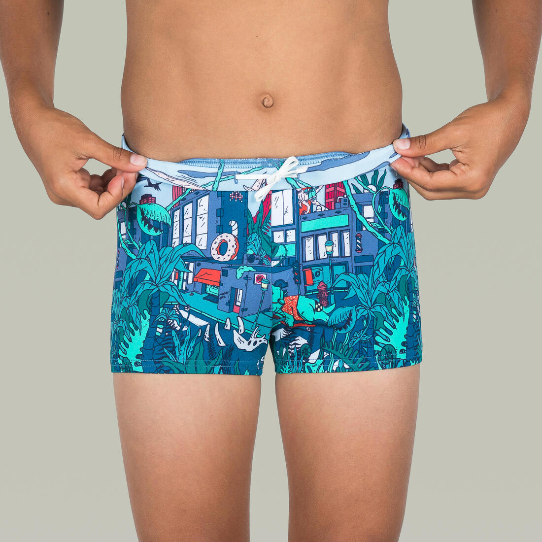 Boxer de bain garçon - fitib - all robot