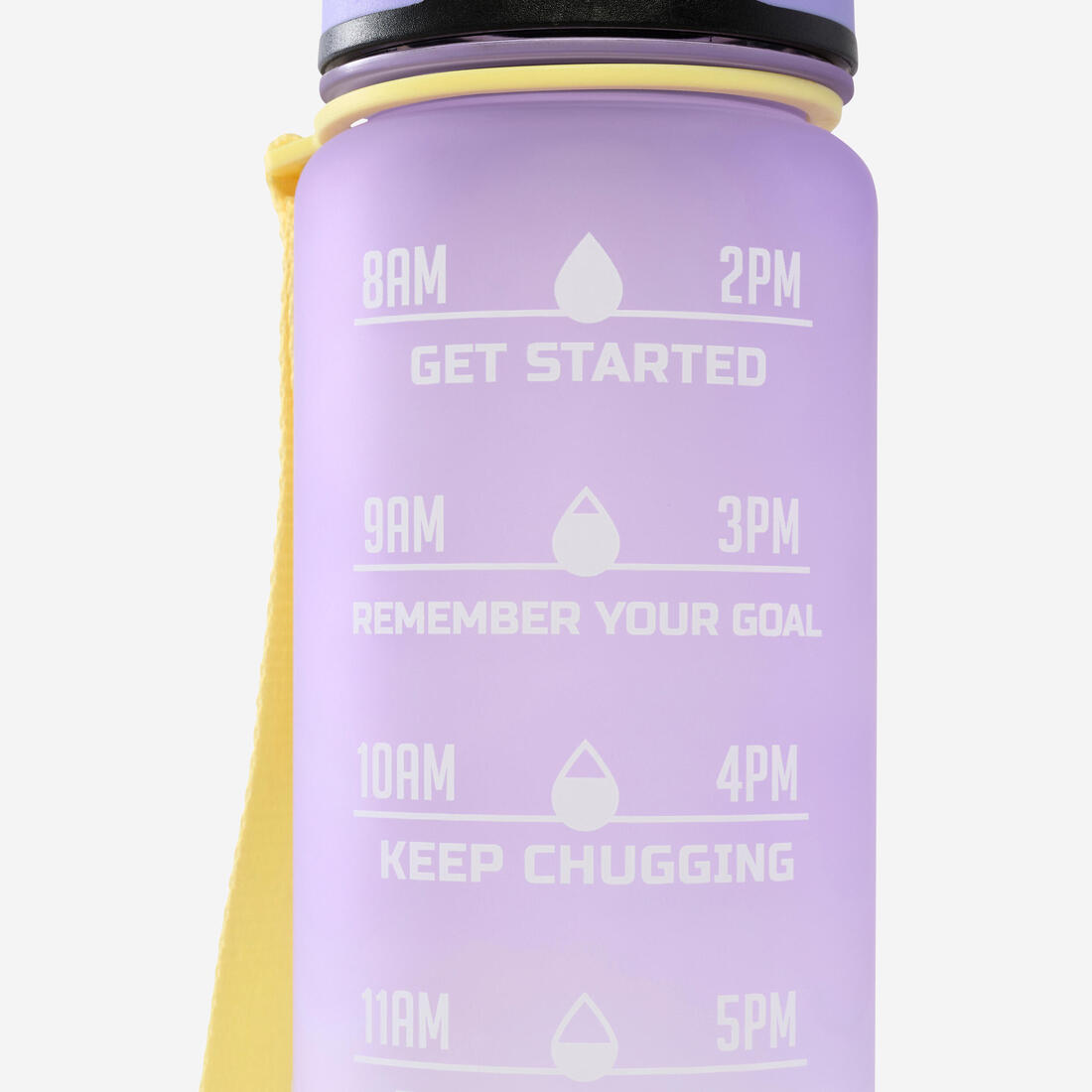 Gourde de fitness motivation 1 litre