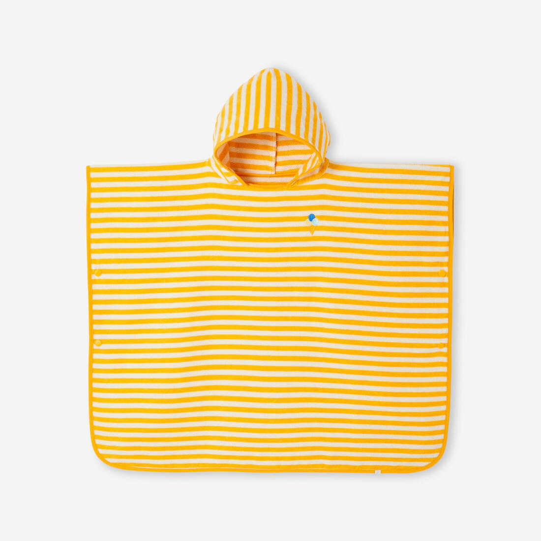Poncho de bain bébé, rayures