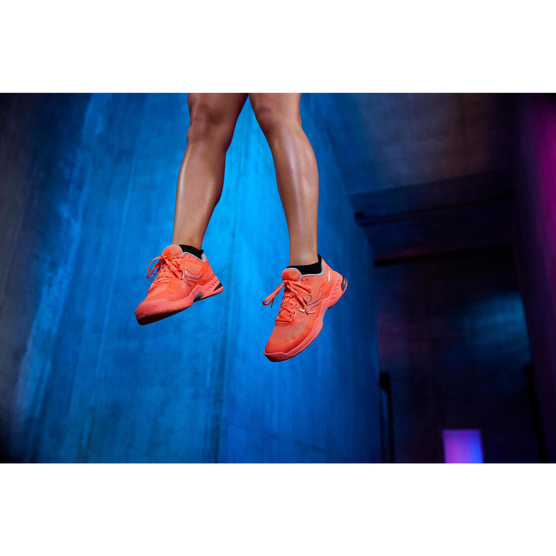 CHAUSSURES DE TENNIS FEMME TS990 CORAIL