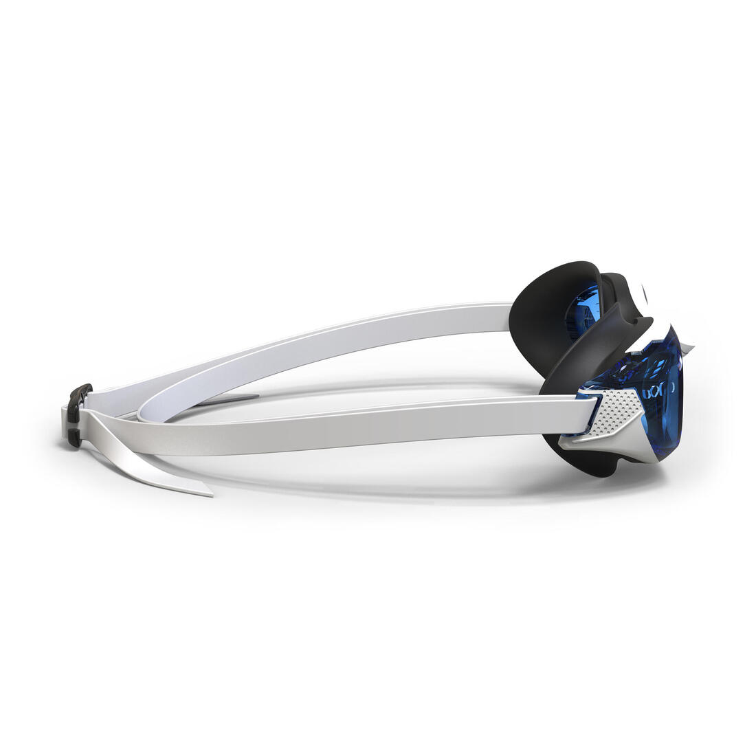 Lunettes de natation Taille Unique - Bfit blanc teintés bleus - Nouvel anti-buée