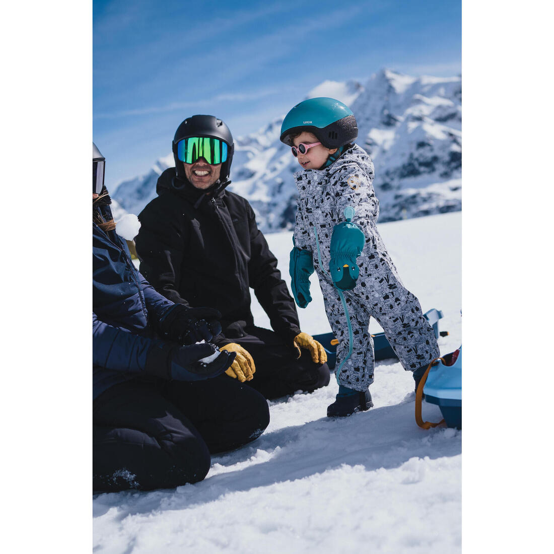 Moufles ski bébé, 500 warm