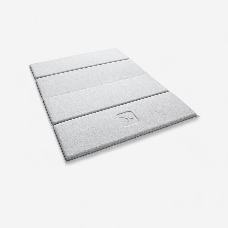 Tapis de sol pilates 50 cm x 39 cm x 8 mm mini - 500 gris