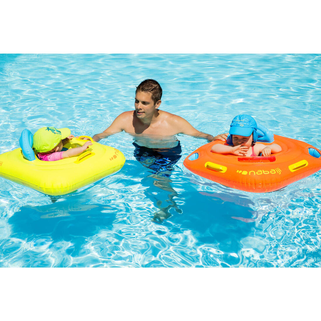 Bouée de piscine gonflable avec siège pour bébé de 7-11 kg