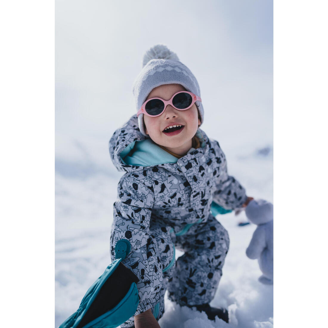 Moufles ski bébé, 500 warm