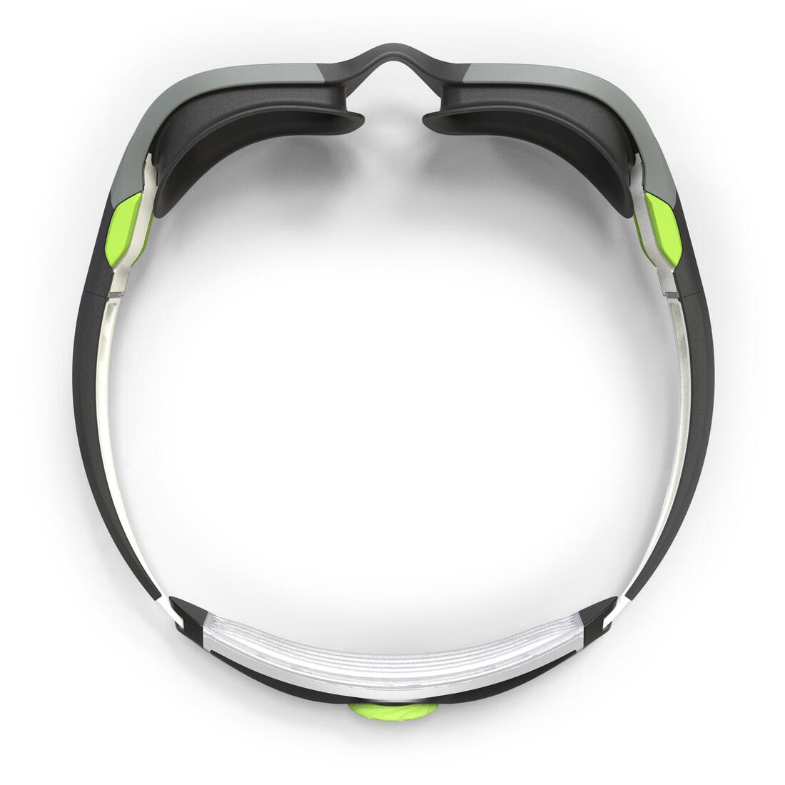Lunettes De Natation TURN - Verres Miroirs - Taille Unique - Noir Blanc Rouge