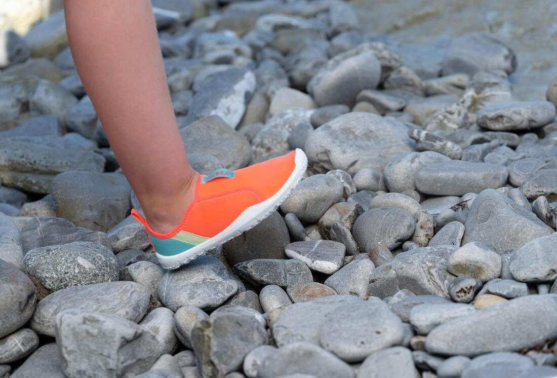 Chaussures aquatiques élastiques Enfant - Aquashoes 120 Beach Party