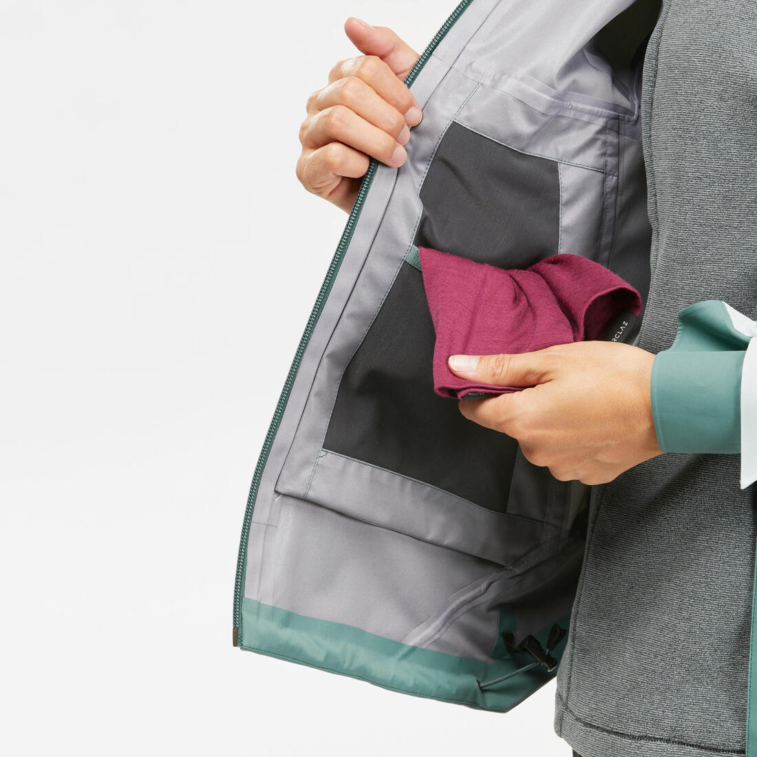 Veste imperméable de randonnée montagne - MH500 Femme