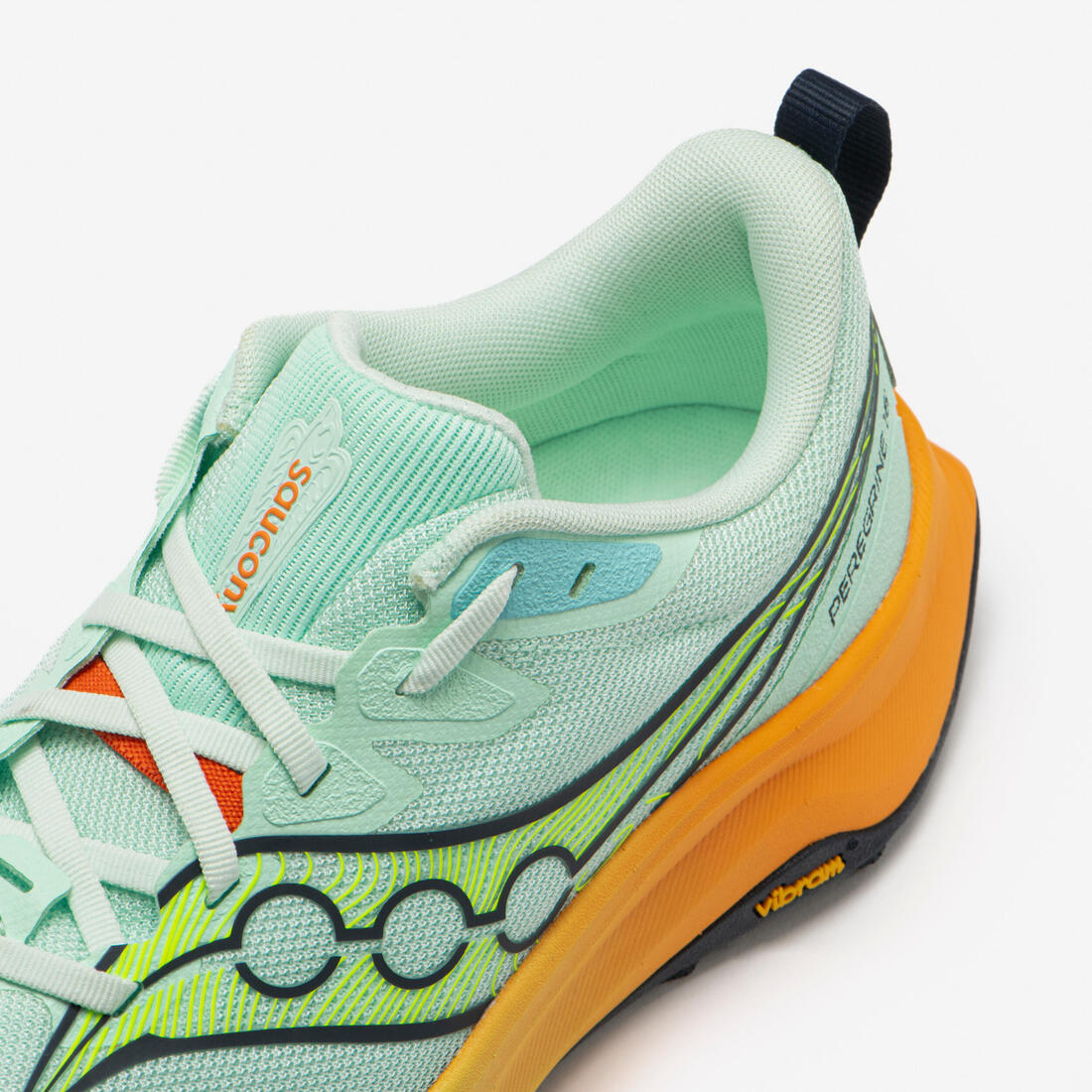 Chaussures de running trail femme, Saucony peregrine 16, bleu et