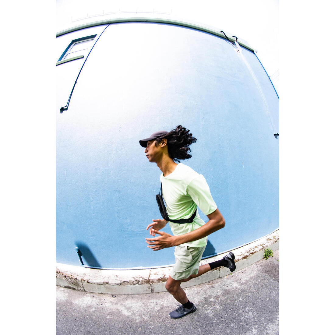 Short de running homme - kiprun run 500 dry