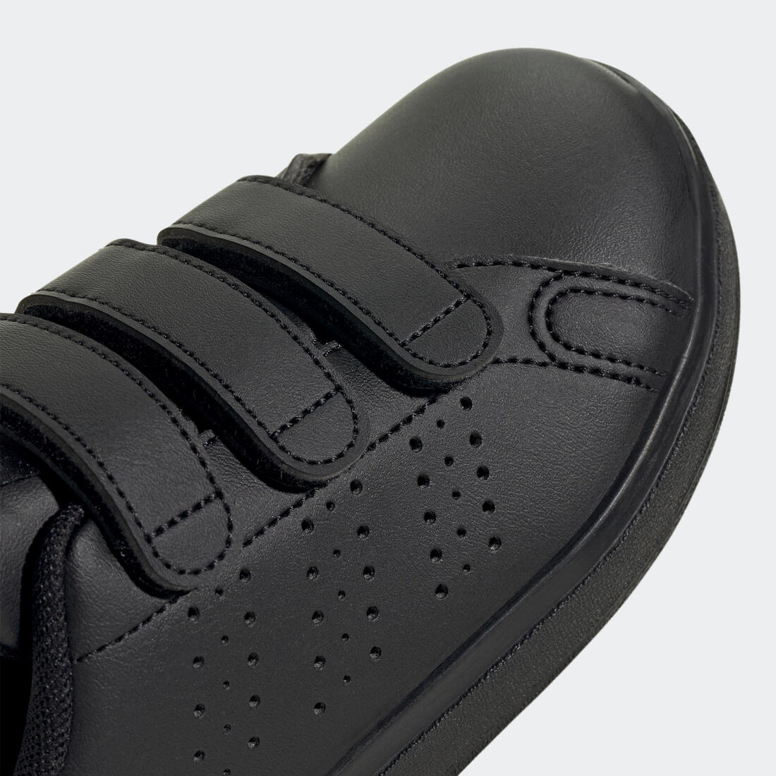 Chaussure adidas ADVANTAGE scratch enfant - noir
