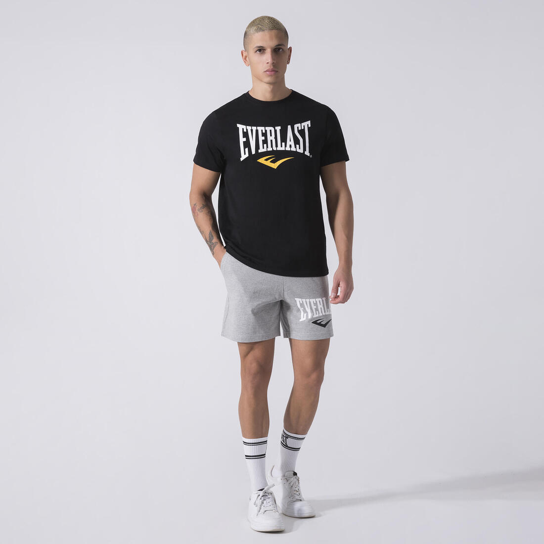 T-shirt everlast manches courtes -gris 25