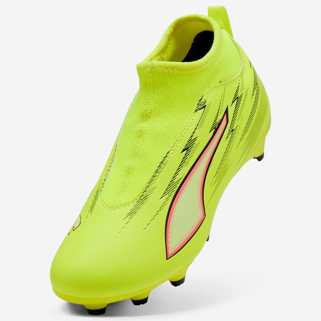 Chaussure ULTRA 6 MATCH Laceless FG/AG Enfant Jaune