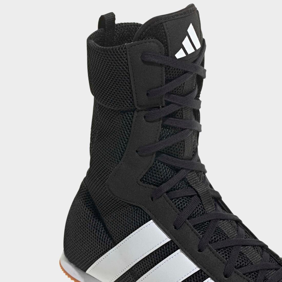 Chaussure montante de boxe, Boxe Hog Classic Adidas noir