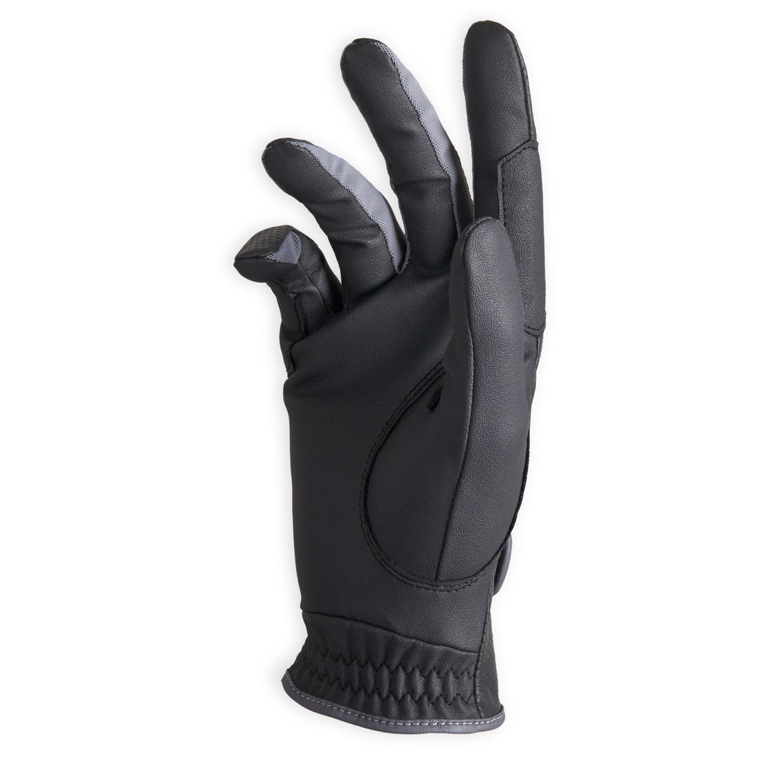 Gants équitation femme 500 blanc