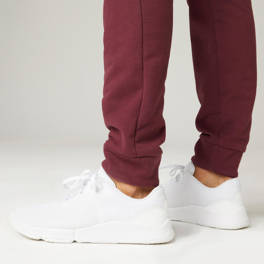 Pantalon jogging Fitness Slim Poches Zippées Gris Foncé