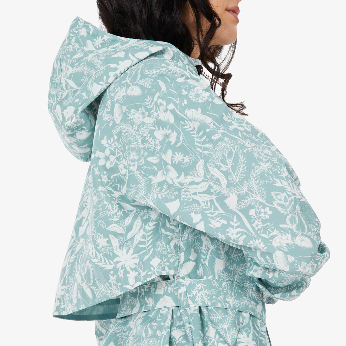 Veste longue imperméable de randonnée - Raincut Long - Femme