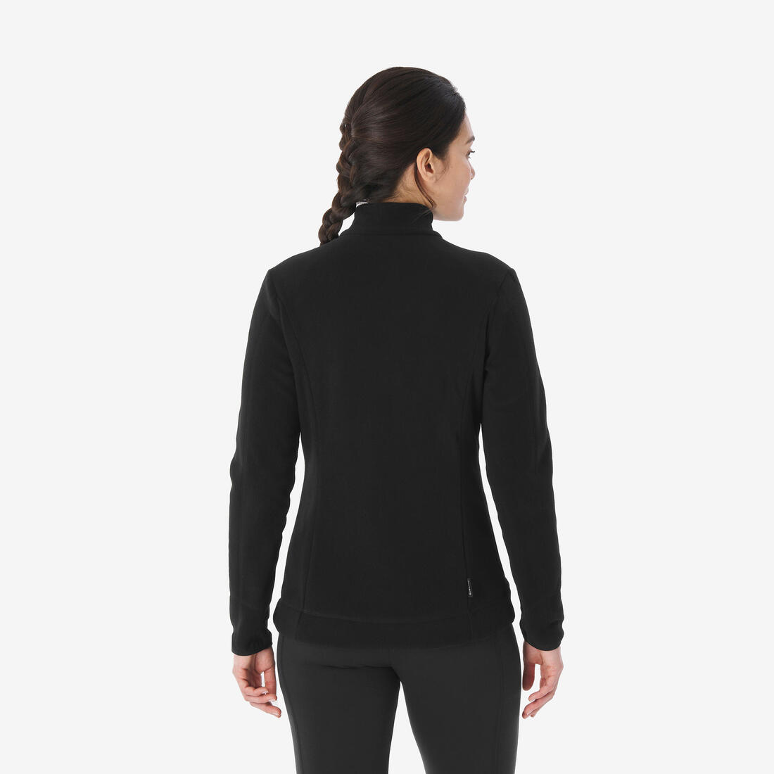 Polaire de randonnée montagne femme, MH100 full zip