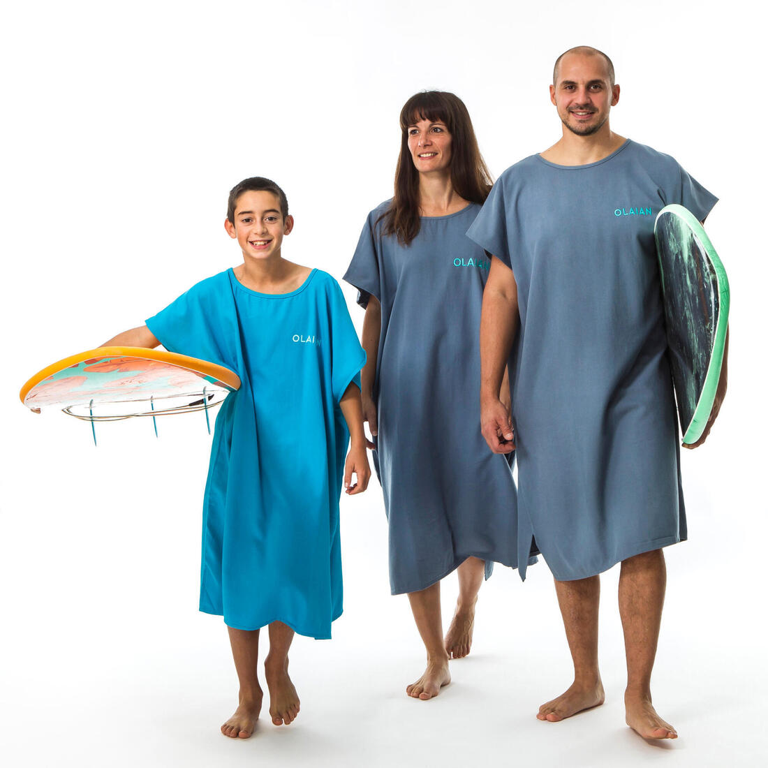 Poncho surf Enfant - 100 bleu