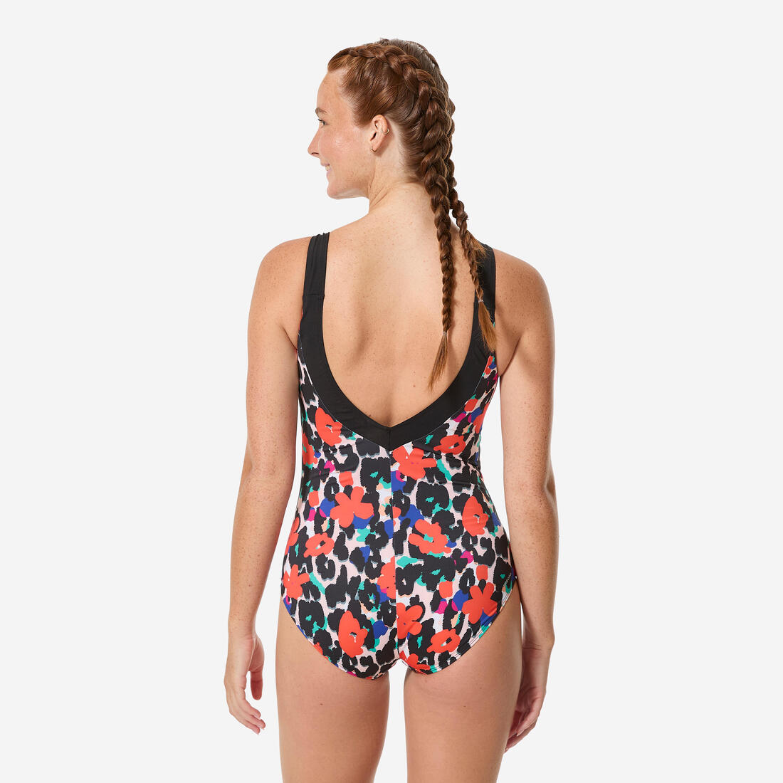 Maillot de bain 1 pièce aquagym femme, Claris dori