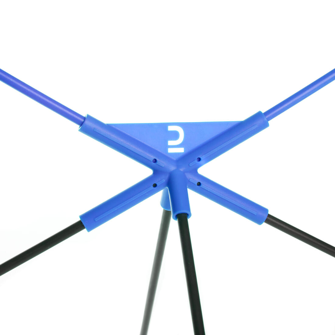 Filet de Badminton Portable Easy Net Discover V2 - Bleu Pacifique