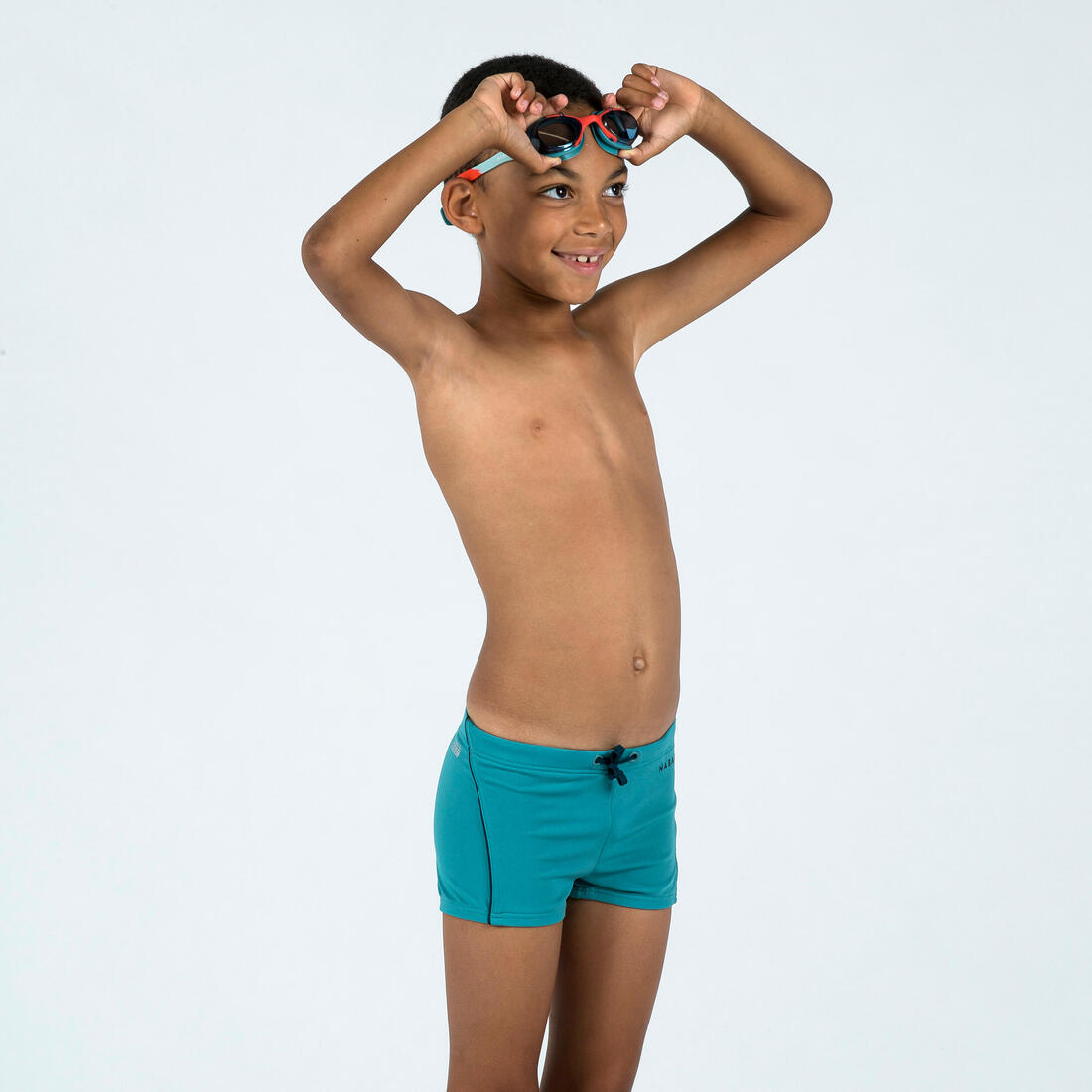 Lunettes de natation Junior - Xbase rose bleu teintées