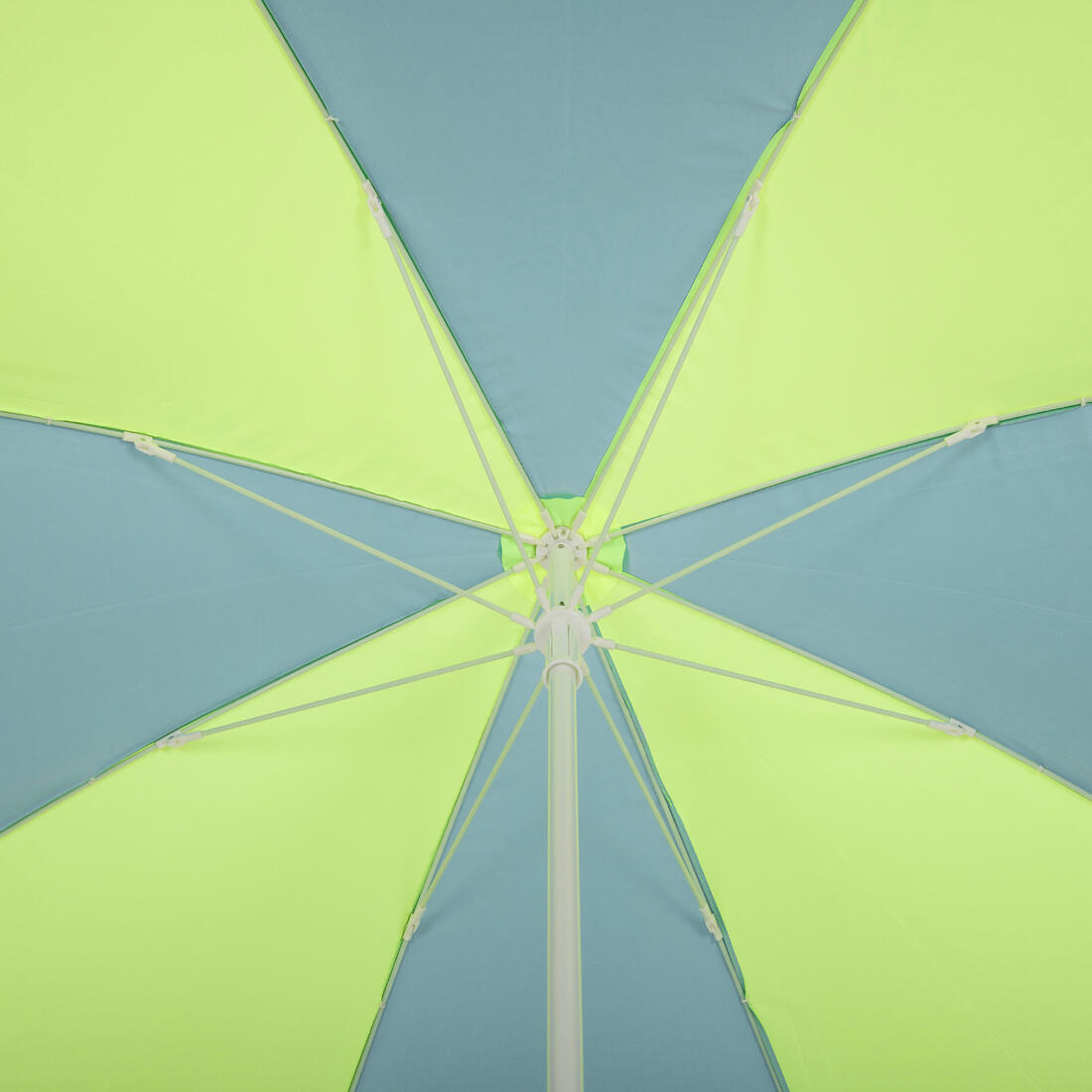Parasol de plage 2 places UPF 50+ - Paruv windstop bleu jaune