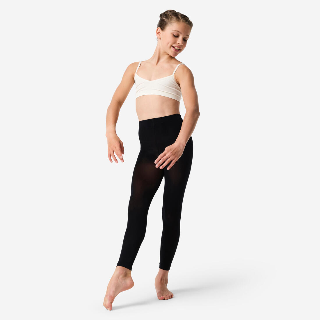 Collants de danse classique sans pieds Fille