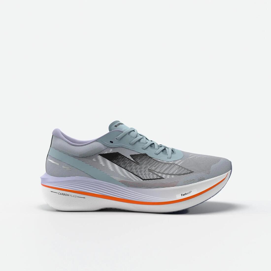 Chaussures de running route plaque carbone femme, Kiprun Kipstorm Challenger