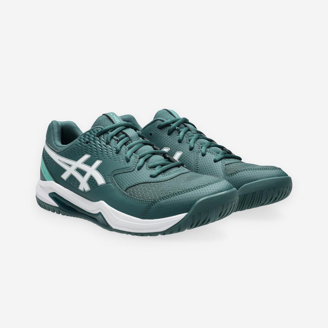 Chaussures de tennis multicourt homme, Gel Dedicate 8 vert