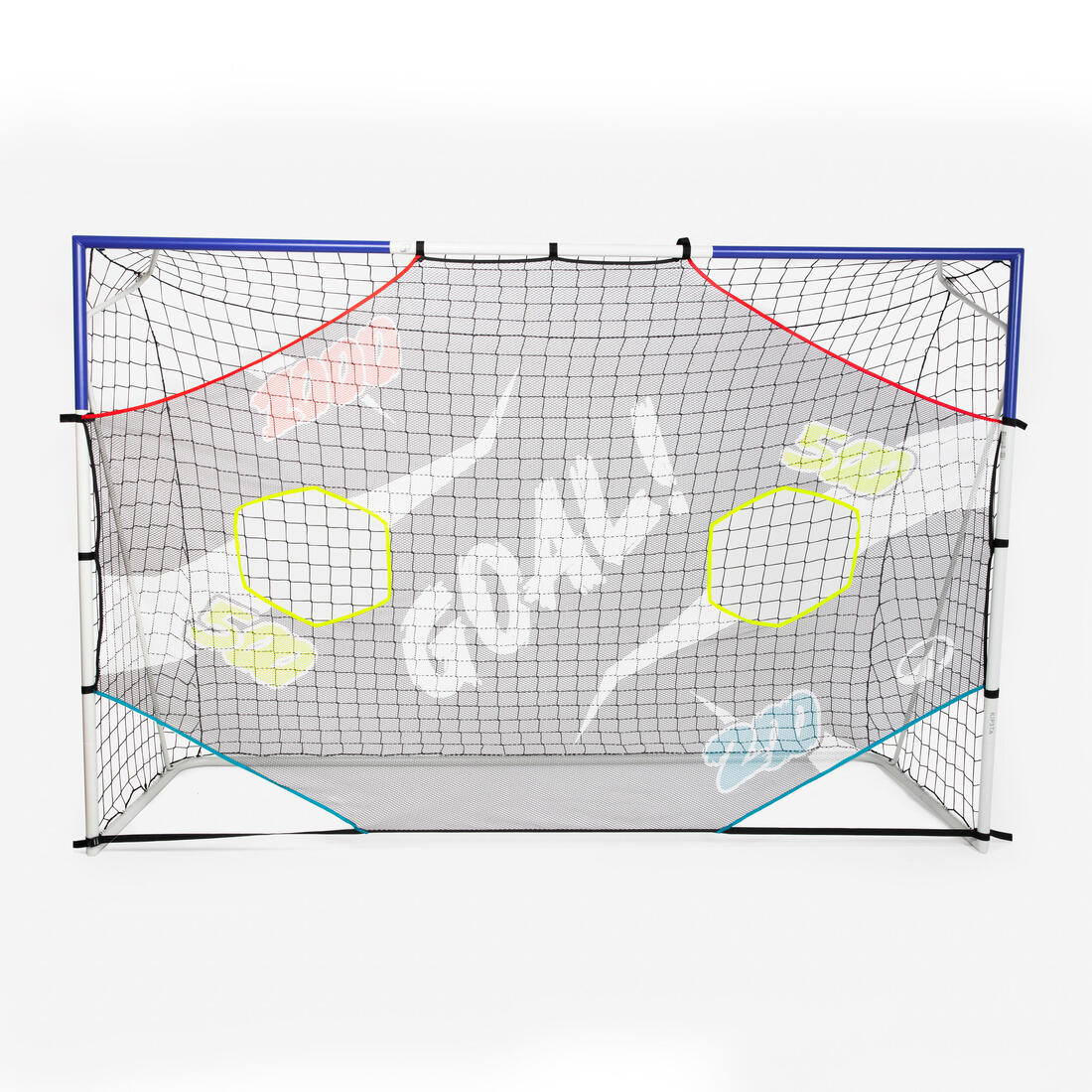 But de football Classique L (300 cm x 200 cm) blanc - Garantie 5 ans
