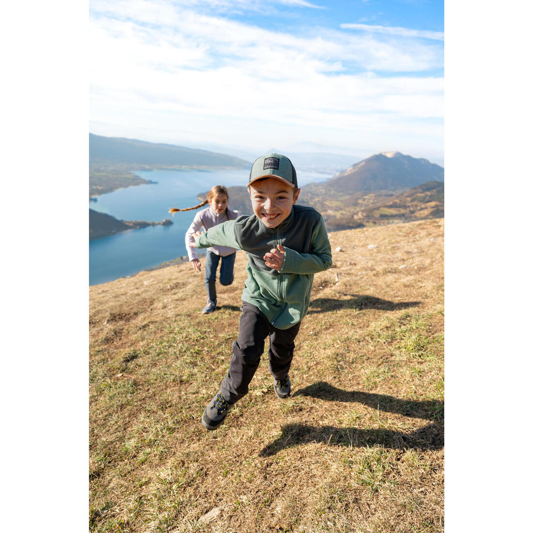Veste polaire de randonnée enfant 7-15 ans, MH500 zip