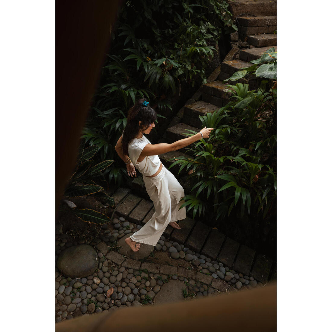 Pantalon de retraite yoga femme