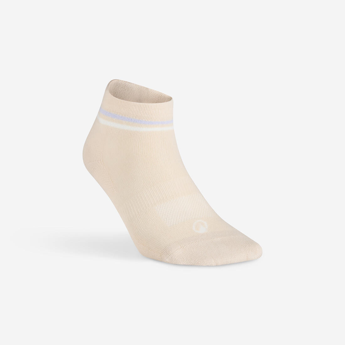 CHAUSSETTES DE SPORT ENFANT MI-HAUTES RS 160 BLANC MARINE LOT DE 3