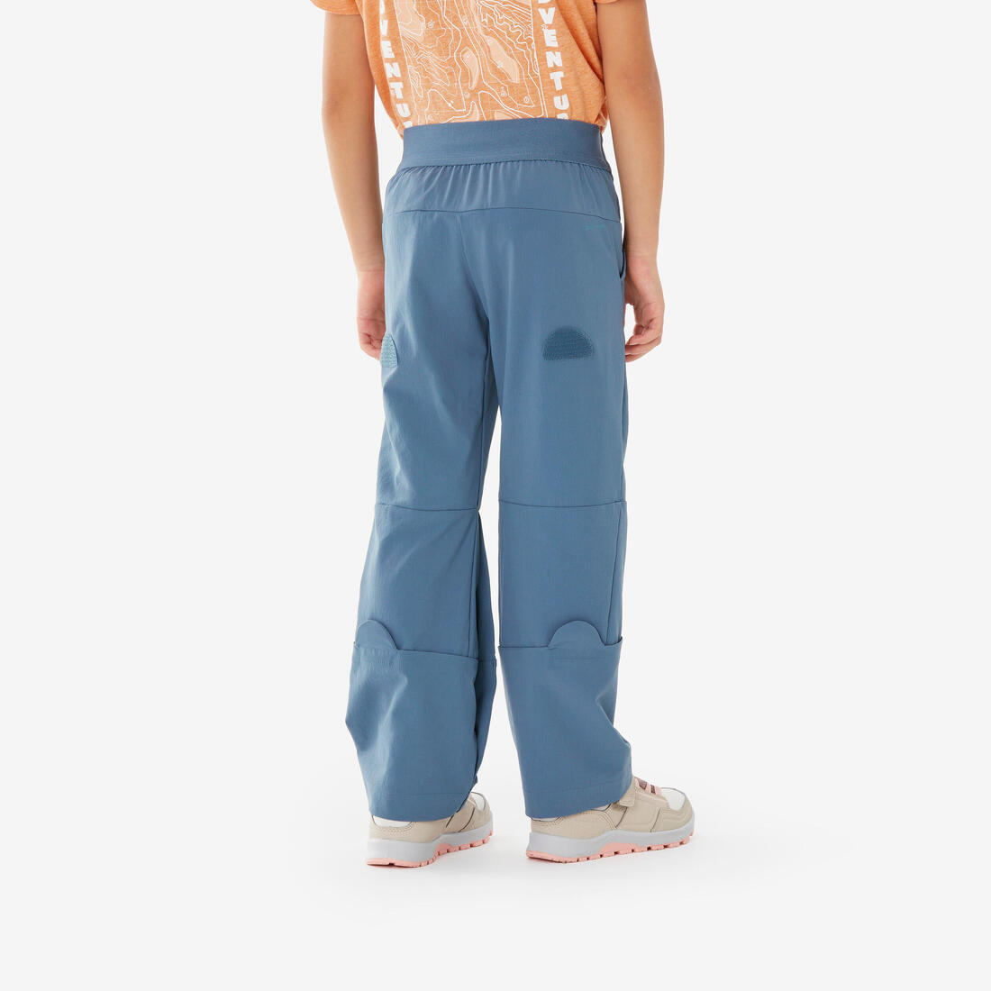 Pantalon modulable de randonnée enfant 2-6 ans, MH100 Easy bleu
