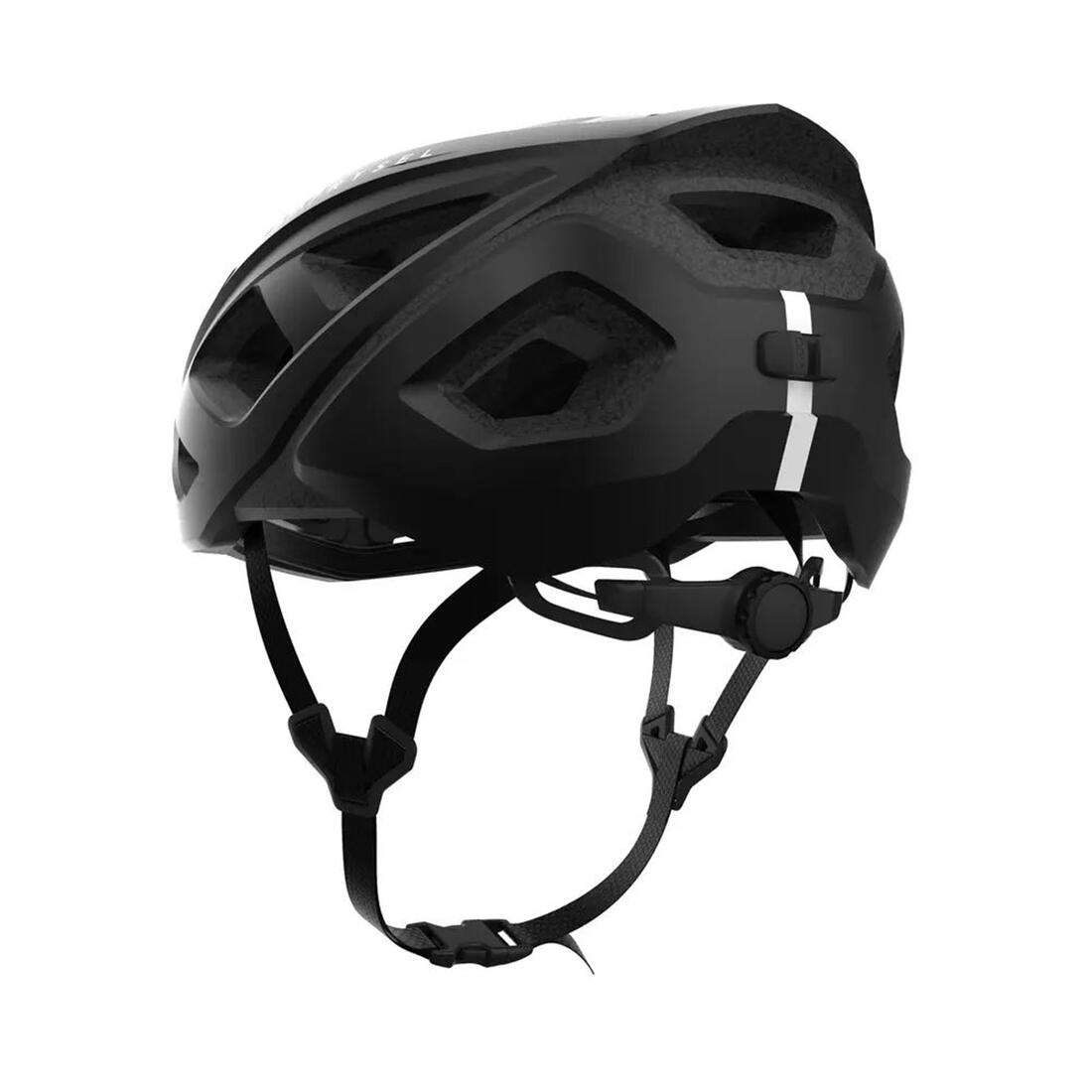 Casque velo route roadr 500 jaune fluo