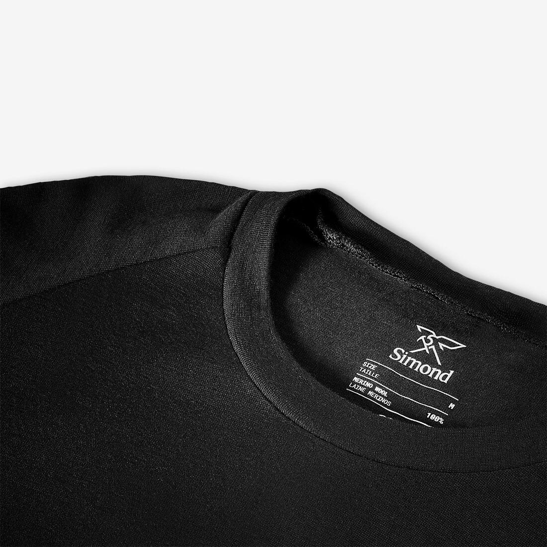 T-shirt 100% laine mérinos manche longue - mt500 - homme