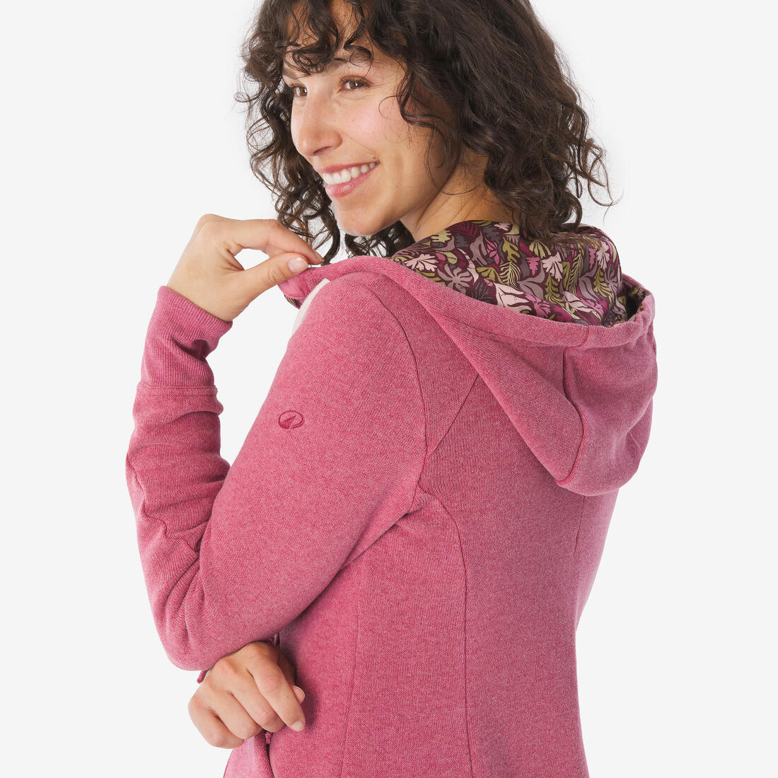 Sweatshirt de randonnée respirant femme, NH500
