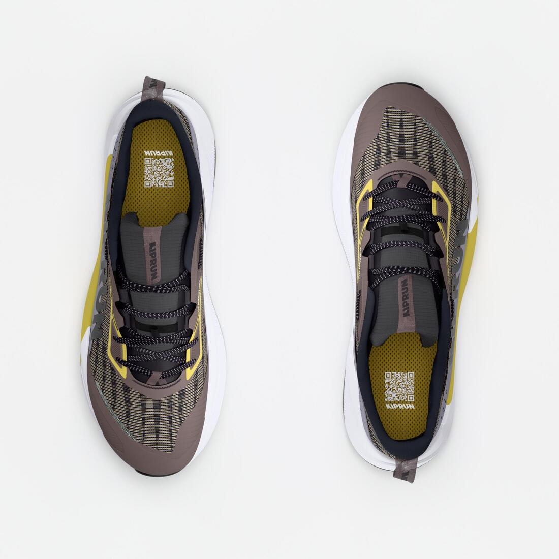 Chaussures de running trail homme, Kiprun kipsummit max, orange et