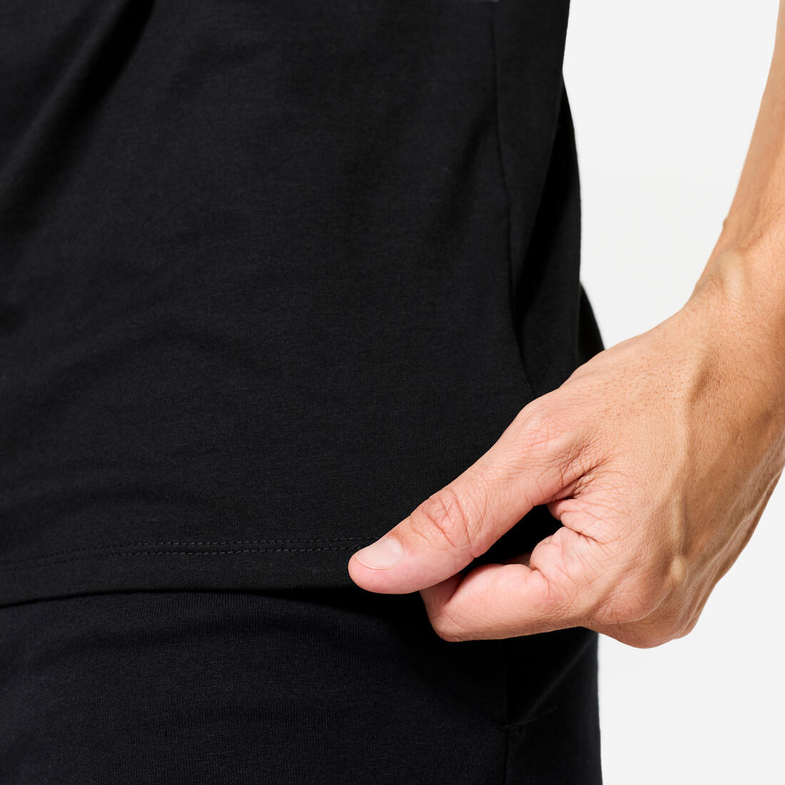 T-shirt fitness coton homme - 100 sportee