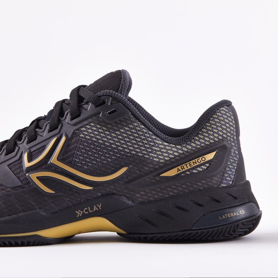 CHAUSSURES DE TENNIS FEMME TS990 NOIRES TERRE BATTUE