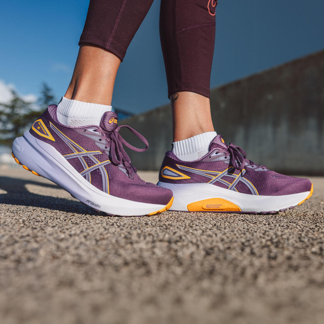 Chaussures running femme, Asics Superion 8 violet