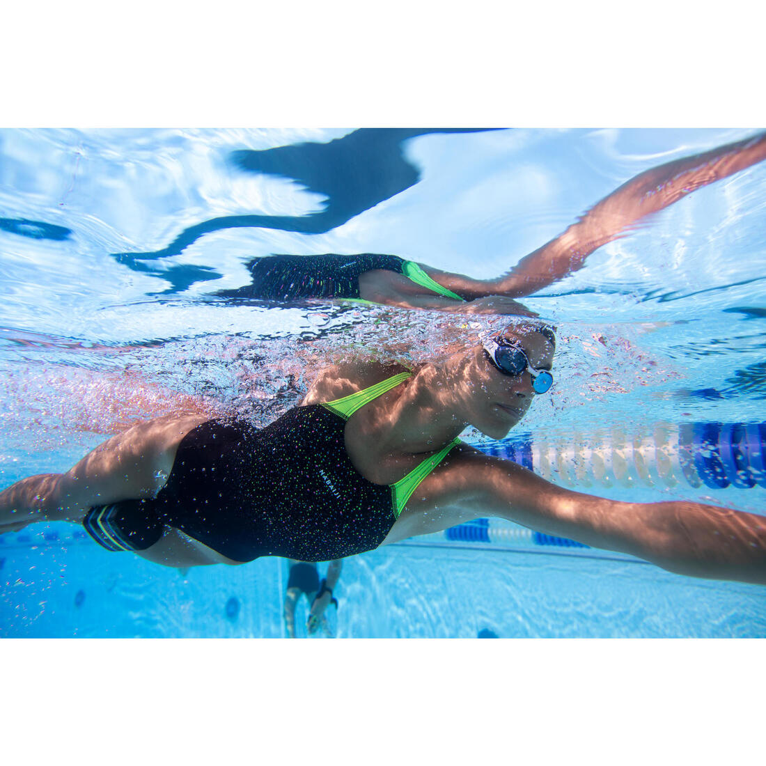Maillot de bain de natation une pièce fille Kamyleon Star