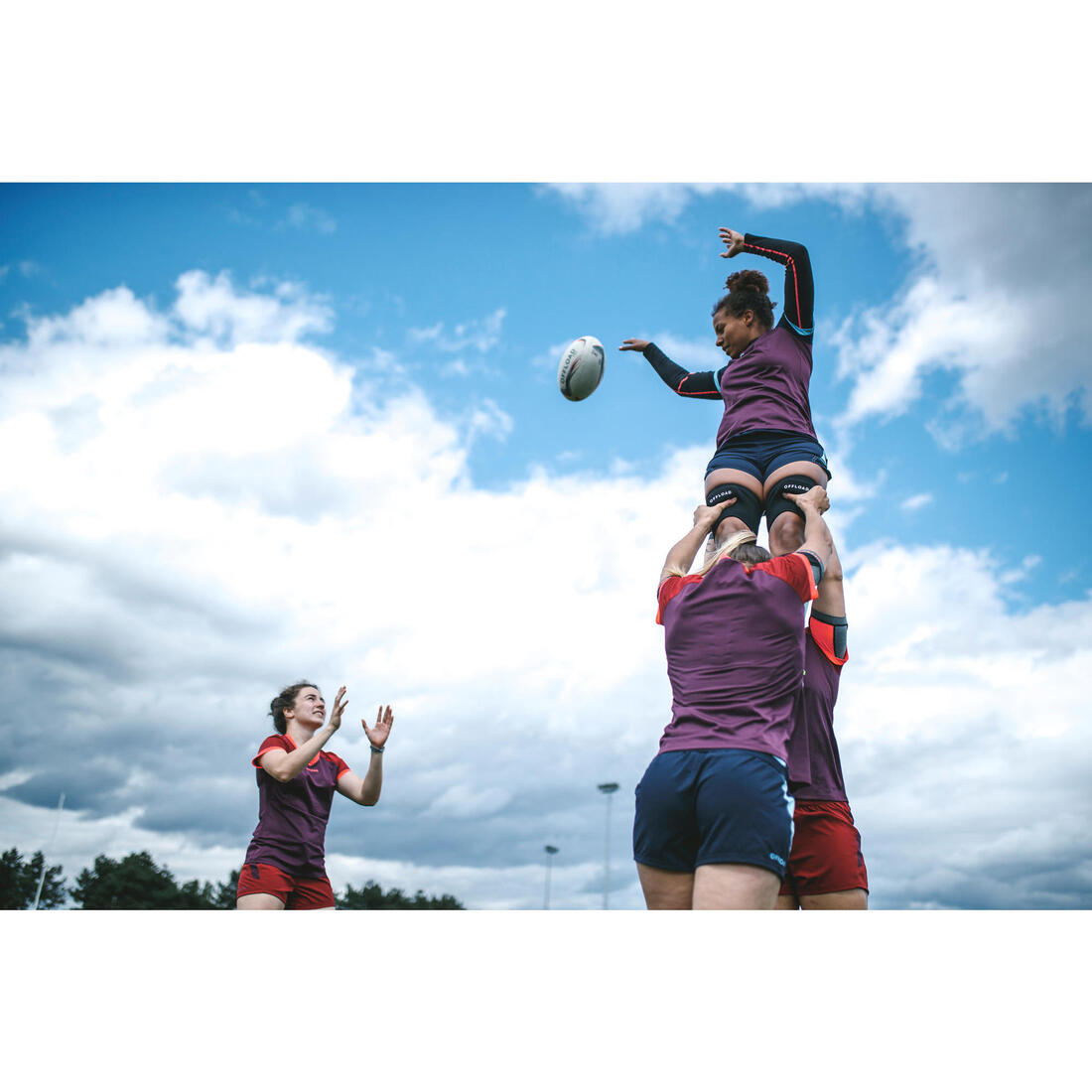 Support lift de rugby - r500 noir