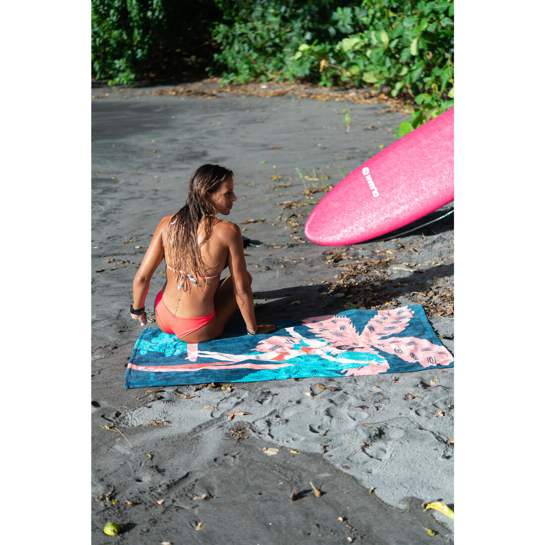 SERVIETTE L PRINT Bora 145x85 cm