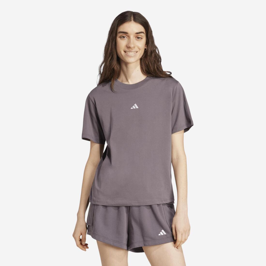 T-shirt de fitness en coton femme