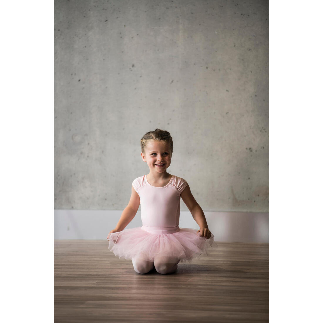 Justaucorps danse classique manches courtes fille