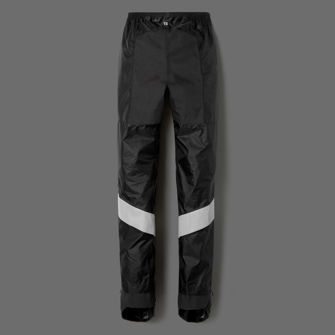 Surpantalon pluie velo ville avec couvre-chaussures integrees 540 homme noir